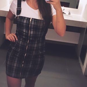 Forever 21 Plaid Jumper